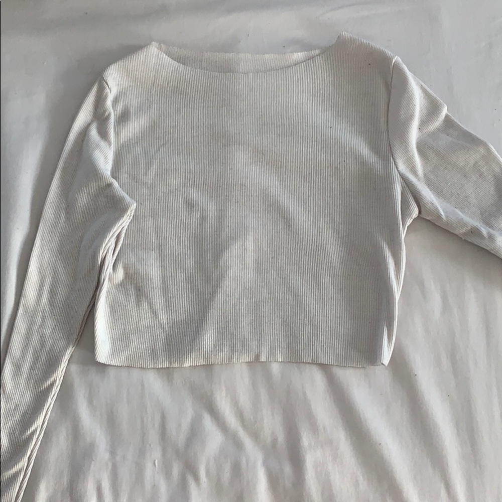 White long sleeve shirt